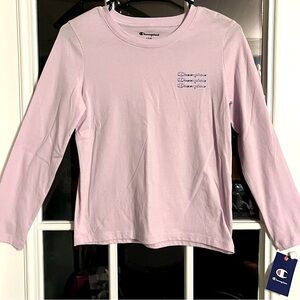 SOLD Champion Mauve Dusty Pink Sweatshirt (Sz Girl’s L 14)